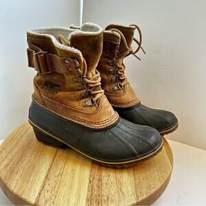 Sorel Women's Winter Fancy Lace II Boot in Brown